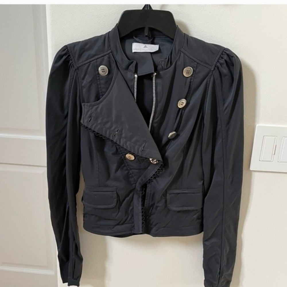 ADIDAS STELLA MCCARTNEY CROPPED JACKET hp 13x🔥🔥🔥🔥🔥🔥 - Picture 5 of 10
